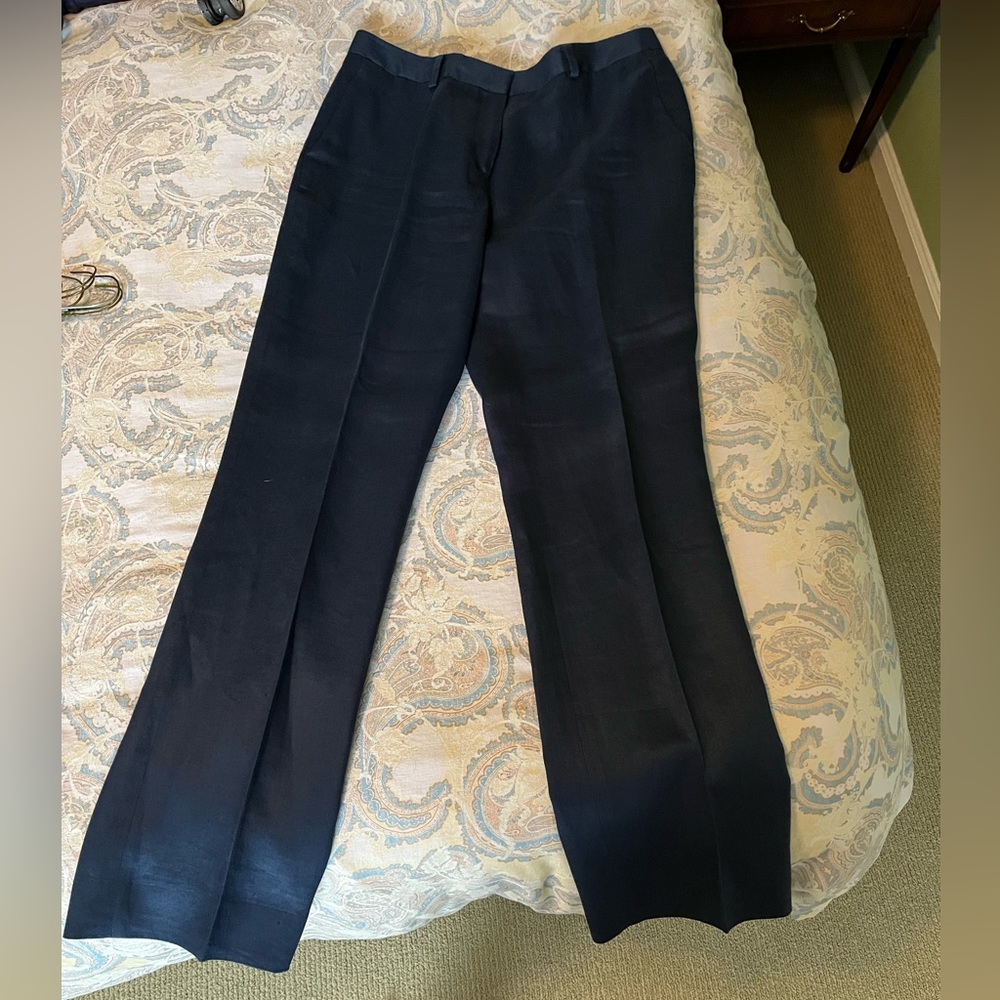Brooks Brothers linen navy trousers, size 10 women’s